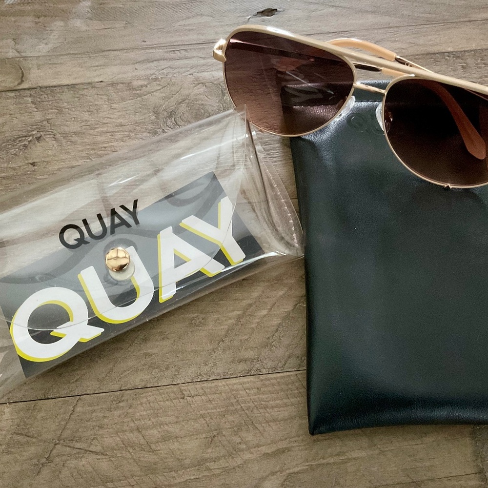 ***BRAND NEW*** Quay Australia High-Key aviator Sun Glasses